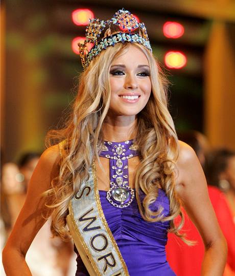 Miss World Kseniya Sukhinovová z Ruska 