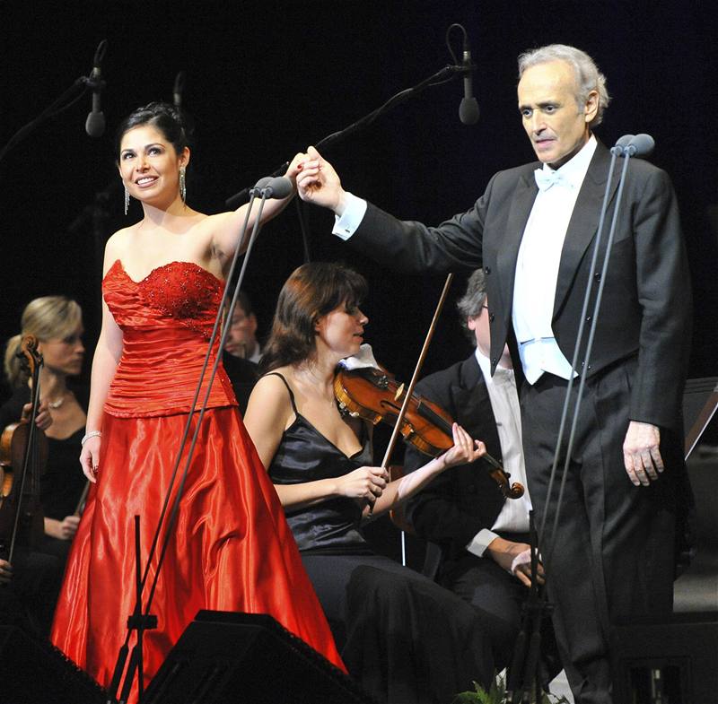 panlský tenorista José Carreras vystoupil v praském Kongresovém centru