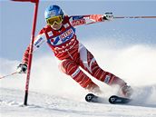 Tanja Poutiainenová (vpravo) vyhrála ob�í slalom v La Molin�