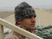 David Kostelecký na základn v Afghánistánu