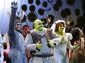 Z divadelní verze muzikálu Shrek na Broadwayi