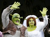 Z divadelní verze muzikálu Shrek na Broadwayi