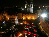 Váno�ní strom v Praze na Starom�stském nám�stí