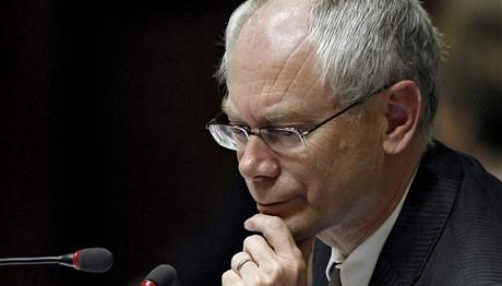 Belgický pedseda snmovny Van Rompuy.