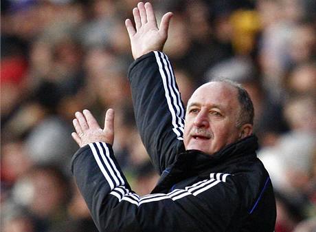 Luiz Felipe Scolari. Te u bývalý trenér Chelsea.