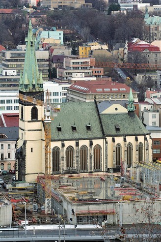 Gotick kostel Nanebevzet Panny Marie v st nad Labem