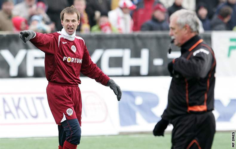 Miroslav Baranek - nováek v silvestrovském derby Sparta - Slavia.