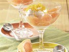 Citronový sorbet s grapefruitem