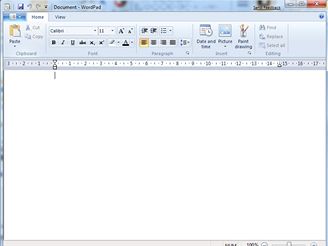 WordPad - Windows 7