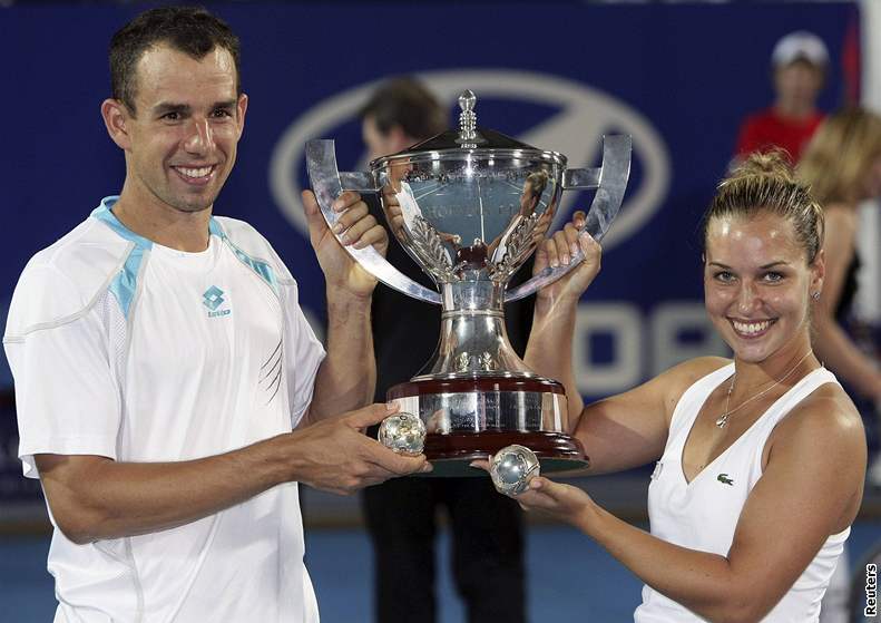 Dominik Hrbatý a Dominika Cibulková s Hopman Cupem