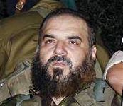 Nzar Rijn, jeden z pedk hnut Hamas, zemel pri izraelskm toku. (1. ledna 2009)