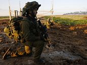 Izraeltí vojáci v pásmu Gazy (4. ledna 2009)