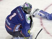 Kladno - Litvínov, domácí branká� Kop�iva.