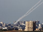 Pásmo Gazy pi útoku izraelských stíhaek (3. leden 2008)