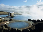Island, termální koupele Myvatan