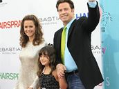 John Travolta a Kelly Prestonová a jejich dcera Ella Bleu 