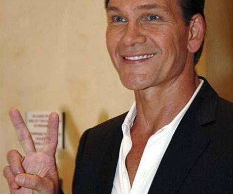 Patrick Swayze pijel na Slovensko, aby pedal cenu televize Markíza TOM. 