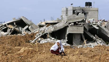 Zniená Gaza podle OSN potebuje po lednové ofenziv proti radikálm  613 milion dolar. Ilustraní foto