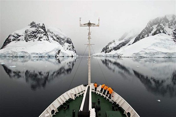 Proud u Antarktidy zkoumali vdci dva roky. Ilustraní foto