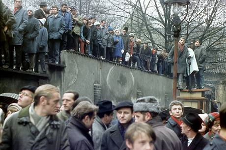 Manifestace v Praze v den Palachova pohbu (25. ledna 1969)
