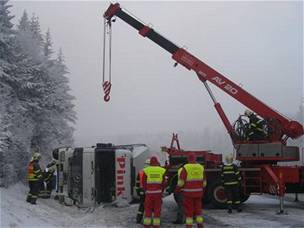 Tragická nehoda na 108. kilometru dálnice D1 (13.1.2009)