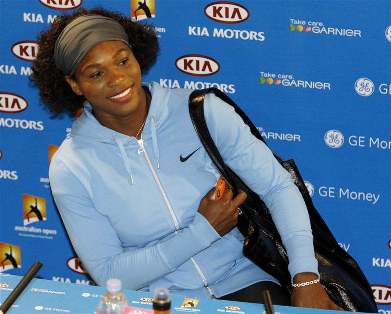 Serena Williamsová zaala etit i na kabelkách 