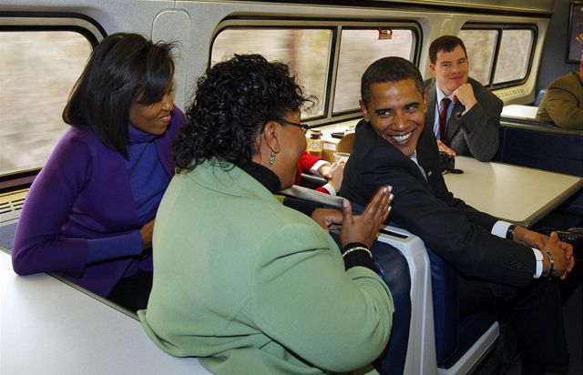 Barack Obama na verejím inauguraním koncertu We Are One.