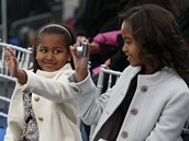 Inauguraní koncert We Are One - dcery Barack Obamy Malia a Sasha 