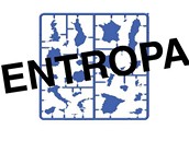 Umístění států sedmadvacítky v plastice Entropa, která zdobí budovu Rady EU v Bruselu