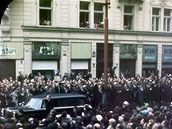 Manifestace v Praze v den Palachova pohbu (25. ledna 1969)