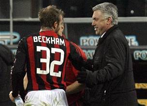 AC Miln, Beckham, Ancelotti