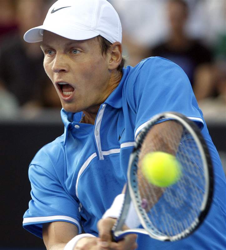 Tomá Berdych postoupil stejn jako v pedchozích dvou letech do osmifinále Australian Open