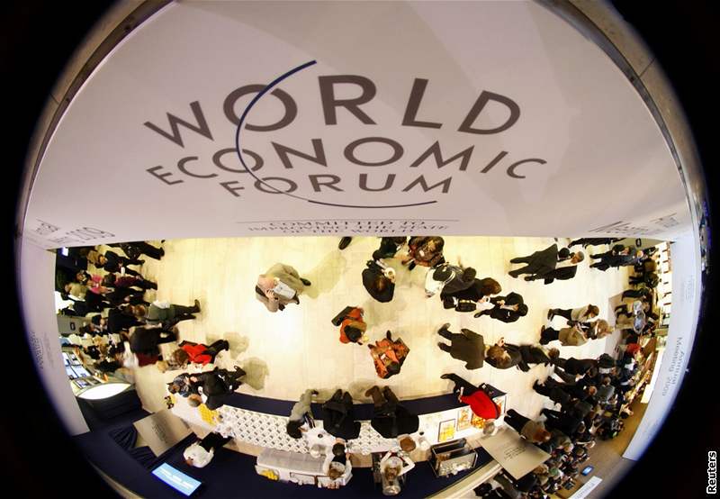 První úastníci Mezinárodního ekonomického fóra v Davosu