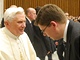 Pape Benedikt XVI. a ministr spravedlnosti Ji Pospil, 28. ledna 2009