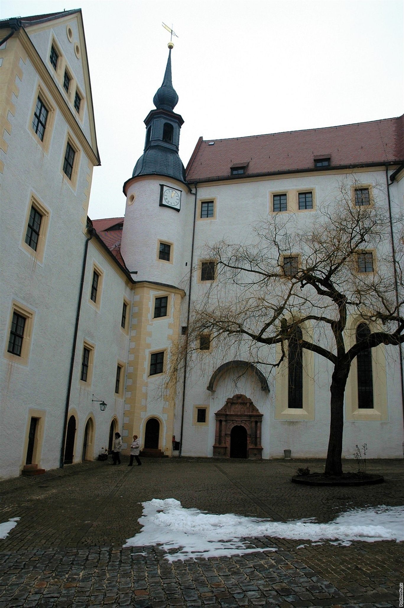 Nmecko, hrad Colditz - Hrad slouil za války jako vzení spojeneckých letc