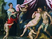 Hans Rottenhammer - Mars, Venu�e a Vulkán (1604)