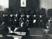 Promoce eských doktor MU Josefa Suka a Maxe vabinského  Aula FF 9. 12. 1933 
