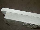 Prez obezdívkou s izolací z kalciumsilikátové desky o tlouce 3 cm, urené pro zdné stavby.
