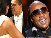 Hvzdy zpvaly Obamovi - Mariah Carey a Stevie Wonder