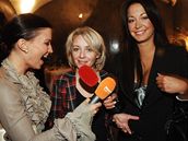Gábina Partyová, Agáta Hanychová a Veronika ilková 