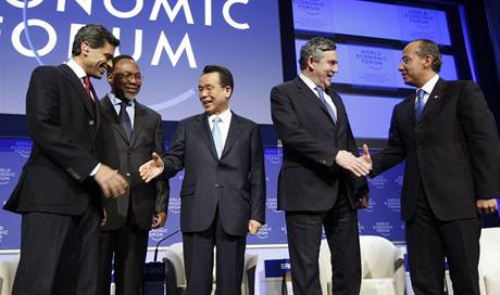 Jednání Světového ekonomického fóra. (31. ledna 2009)