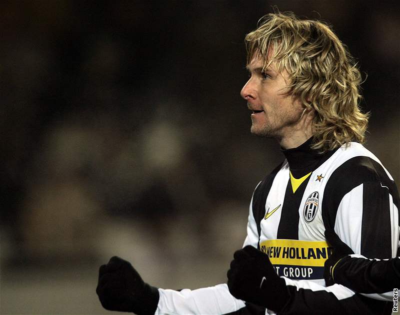 Pavel Nedvd si pisal dalí gól v italské lize, jene jeho Juventus s Cagliari prohrál.