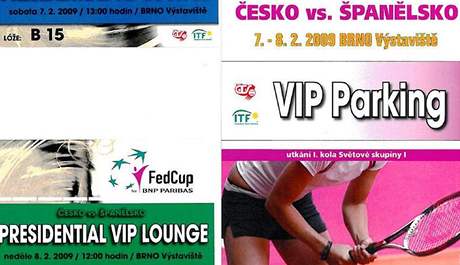 Vstupenky na Fed Cup v Brn do prezidentsk VIP le