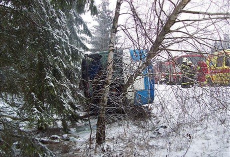 Nehoda autobusu u ehoova (8.2.2009)