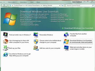 Windows 7 - Live Essentials