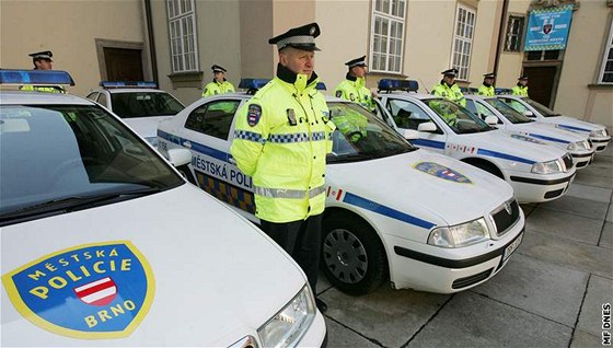 Brnnská mstská policie. Ilustraní foto