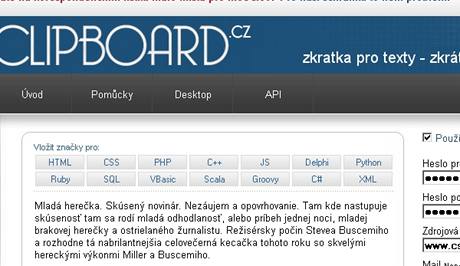 Clipboard.cz 