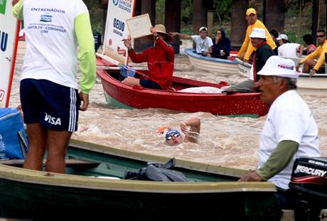 Plaveck maraton Santa Fe - Coronda: na trati