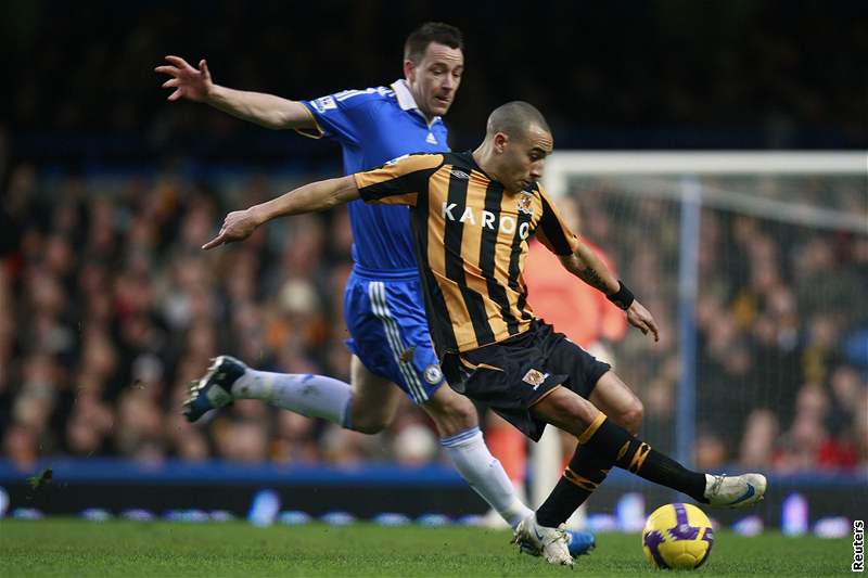 Chelsea - Hull City: Terry (vlevo) a Fagan