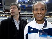 Jan elezný a Meseret Defarová v O2 Aren